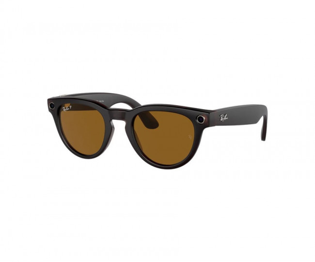 Смарт-очки Ray-Ban Meta Headliner Matte Rebel Black Frame/Brown Lenses (RW4009 675483 50-23)